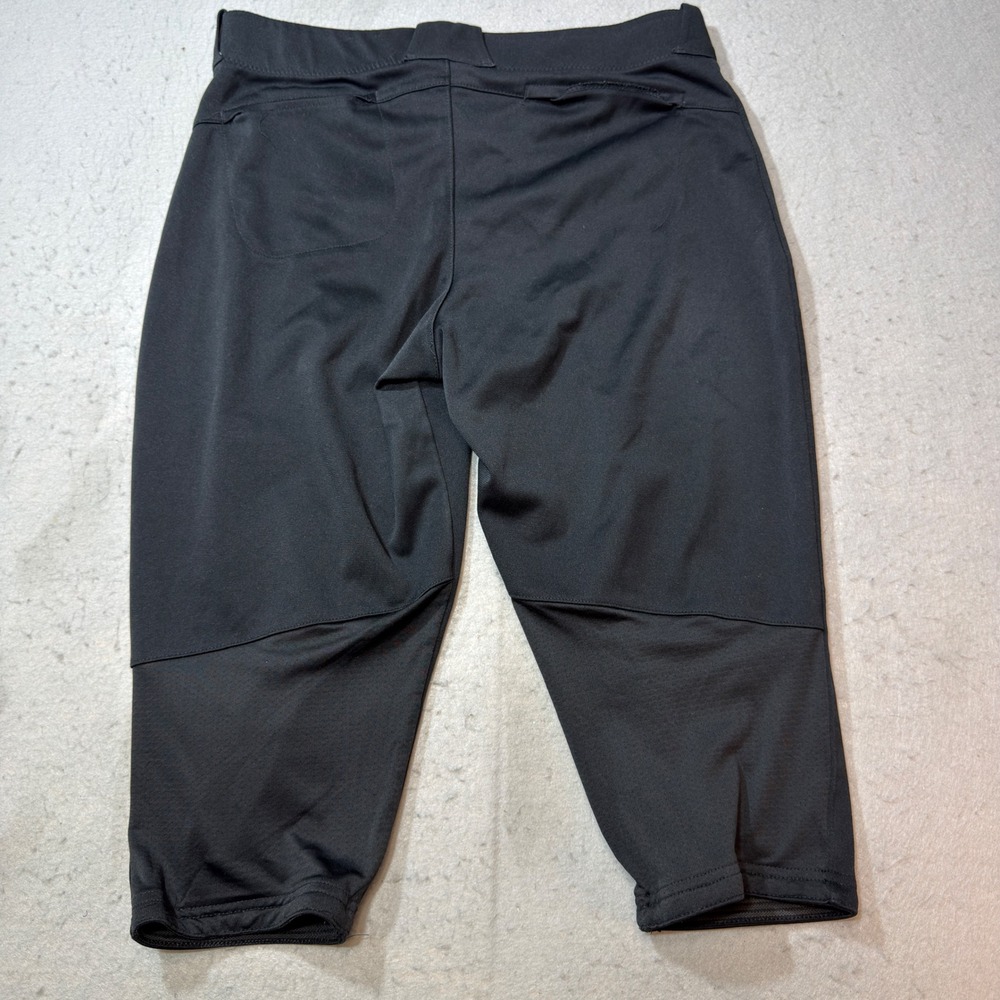Nike Softball Pants Women Size Medium Black Cropped Athletic Performance Bottoms - Picture 7 of 12